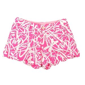 Lilly Pulitzer Pink & White Buttercup Scallop Shorts